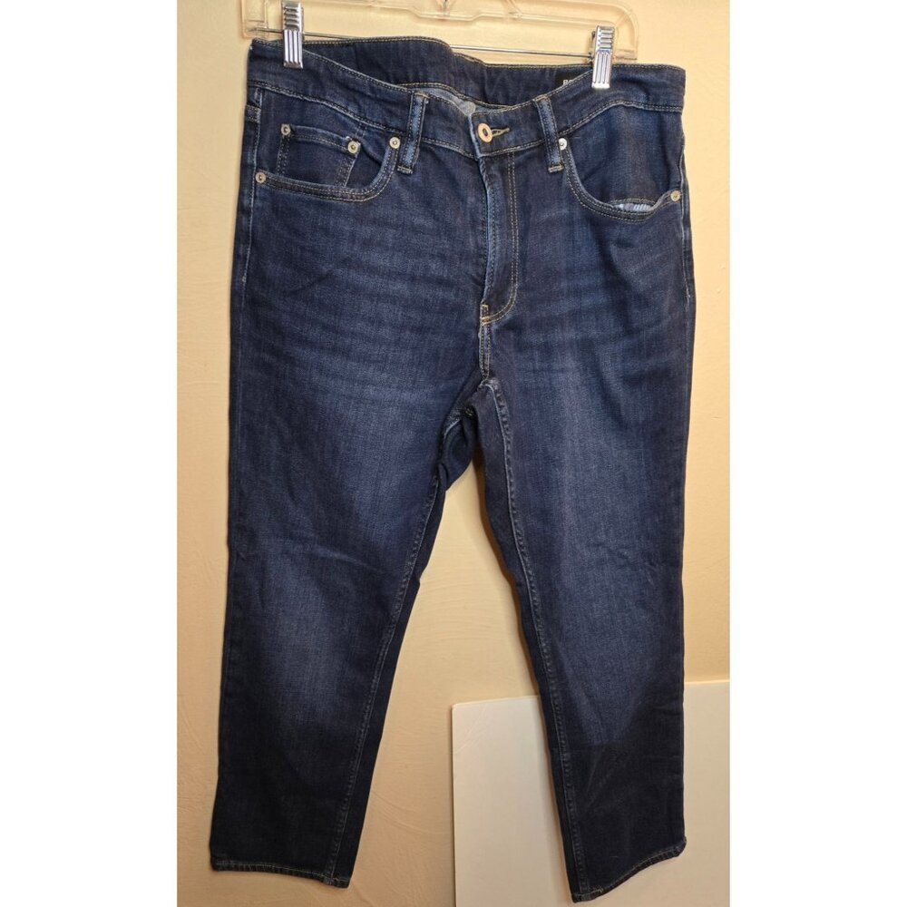 Men's Bonobos Dark Wash Denim Jeans Sz 34x30